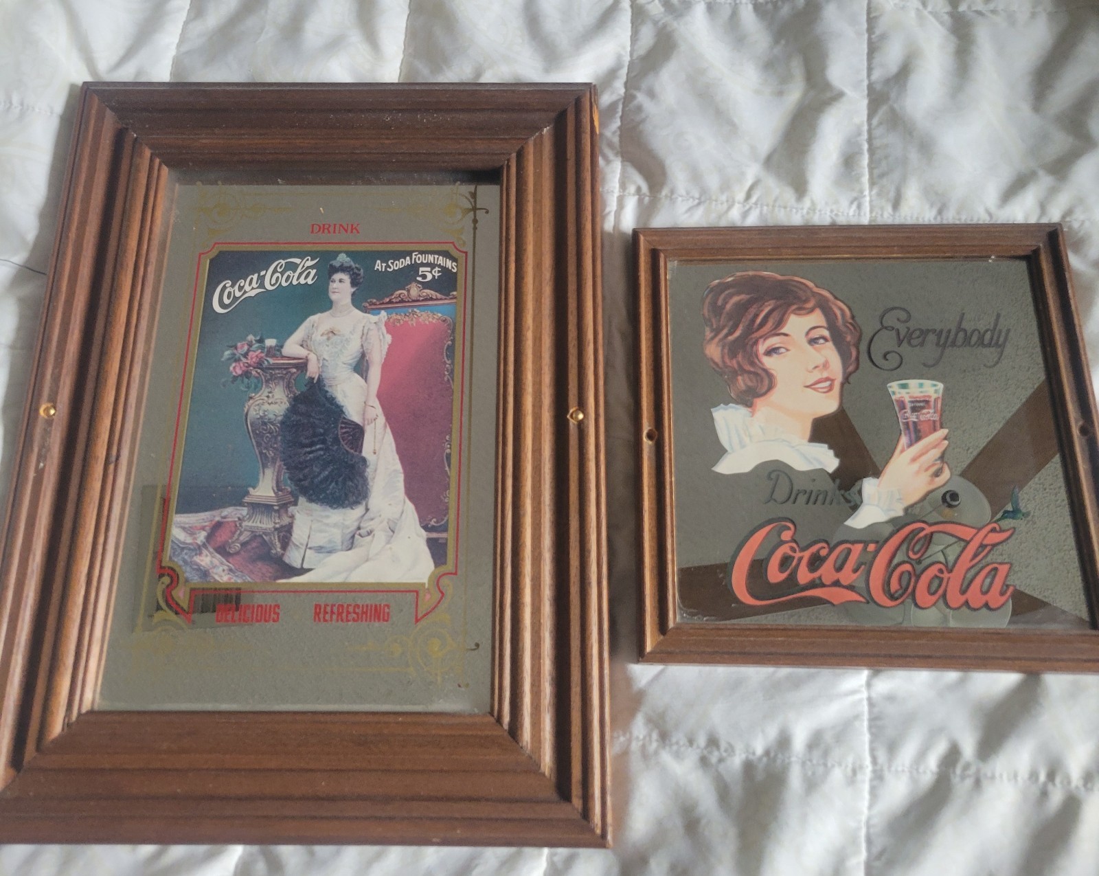 Vintage Coca-Cola Mirrors