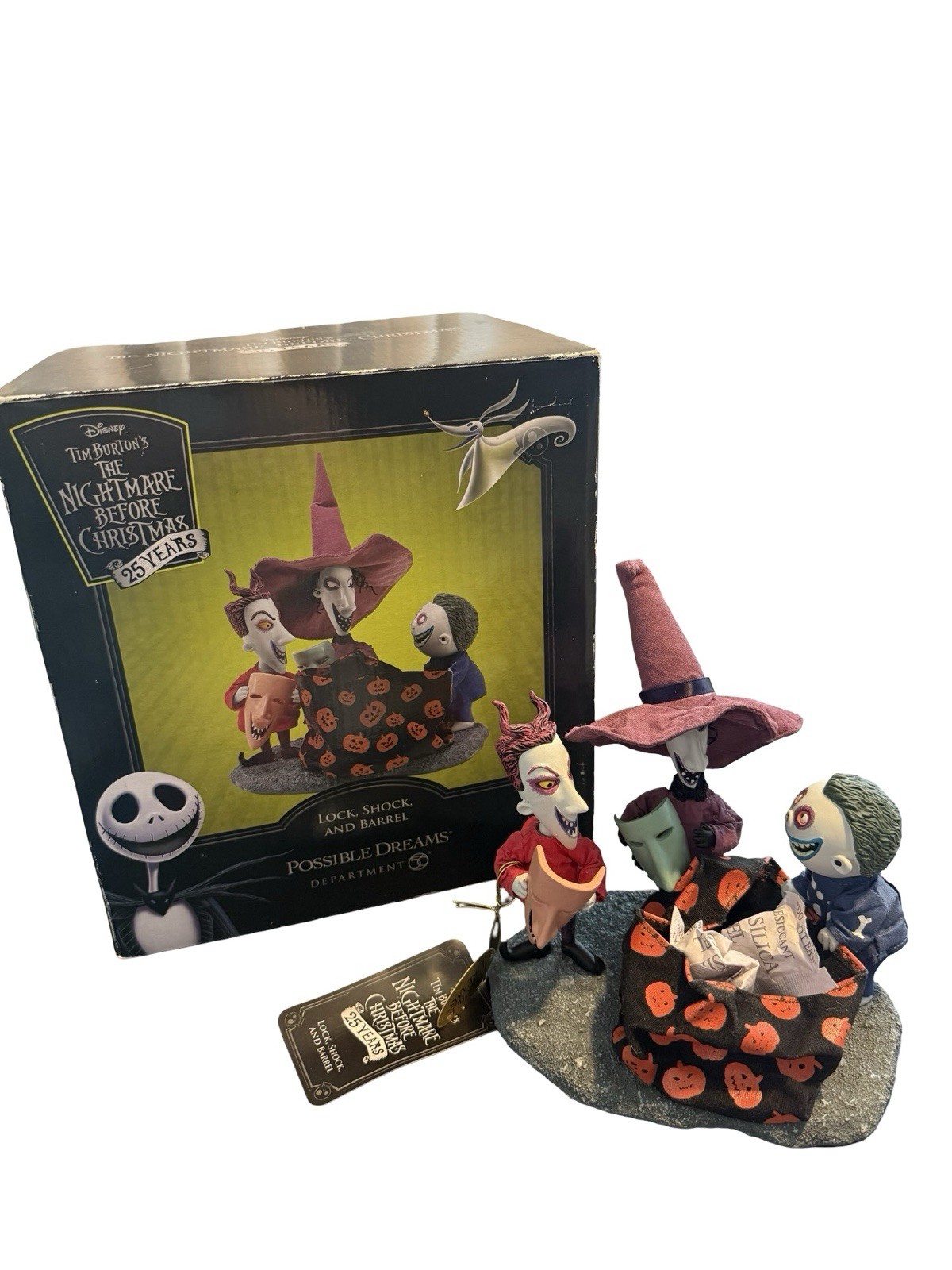 Tim Burton’s The Nightmare Before Christmas Lock, Shock and Barrel Department 56