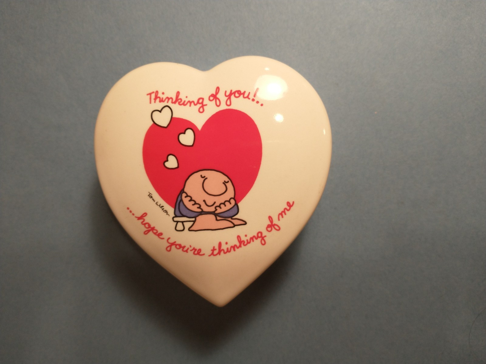 Ziggy Porcelain Trinket Box, Love Talk 1981 container holder storage 551