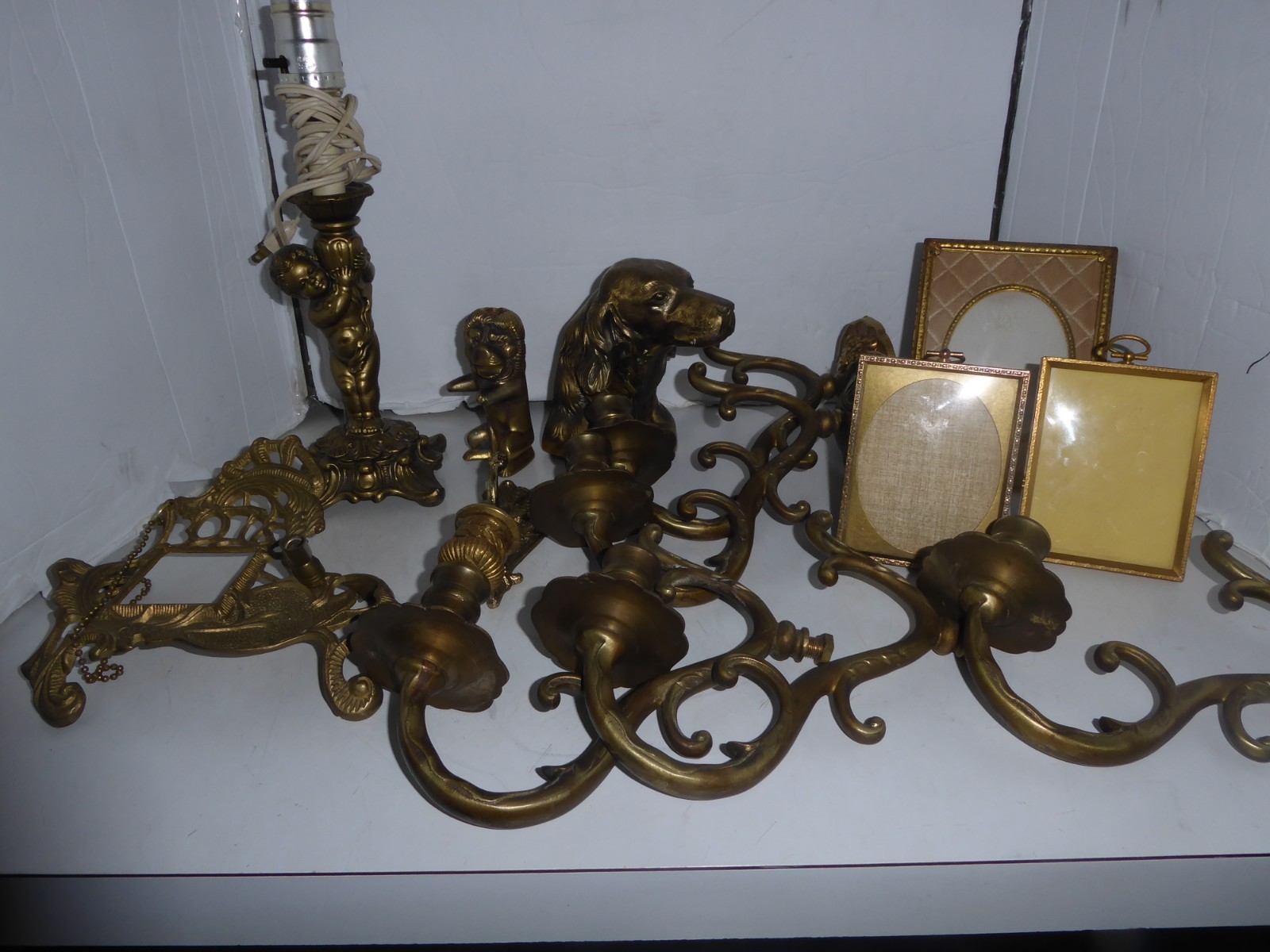 Mixed lot of Vintage Brass collection