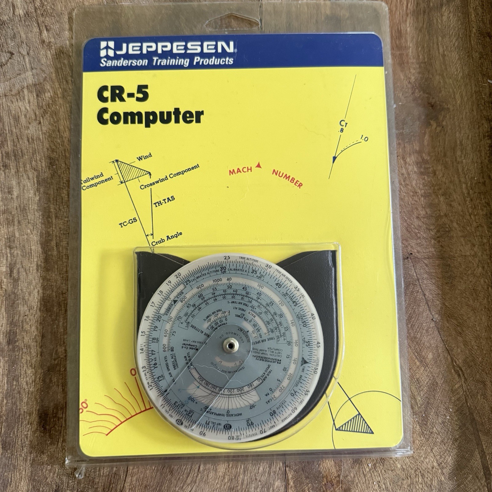 Jeppesen Sanderson CR-5 Computer New with Manual Aviation Pilot