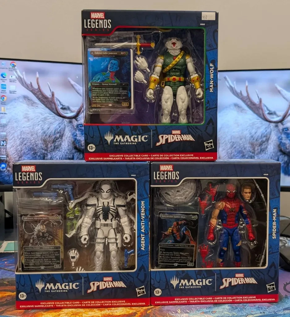 Marvel Legends Magic the Gathering Spider-Man Figure w/ Card New