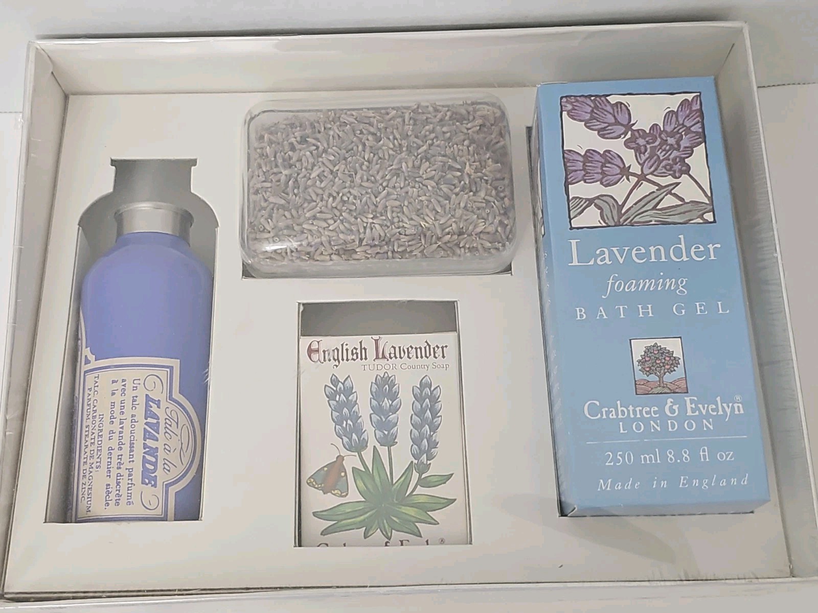 Vintage Crabtree & Evelyn Lily Lavender Gift Set Sealed 