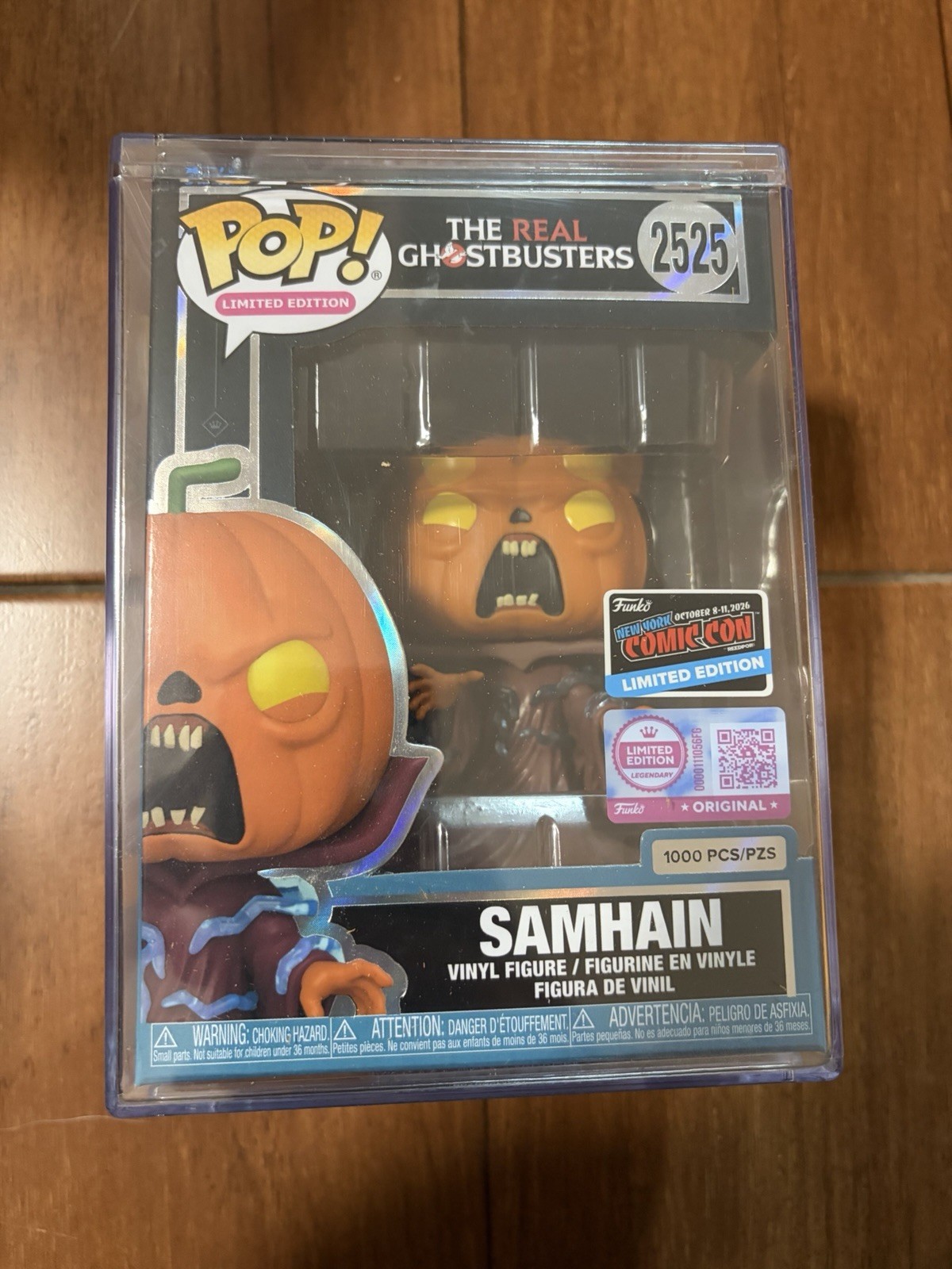 NYCC 2026 OFFICIAL FUNKO POP THE REAL GHOSTBUSTERS SAMHAIN LE 1000 Con Sticker