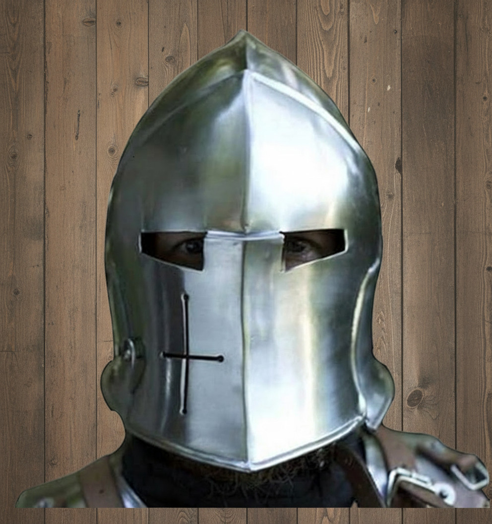 Medieval Knight  Barbute Helmet : Barbute Helmet