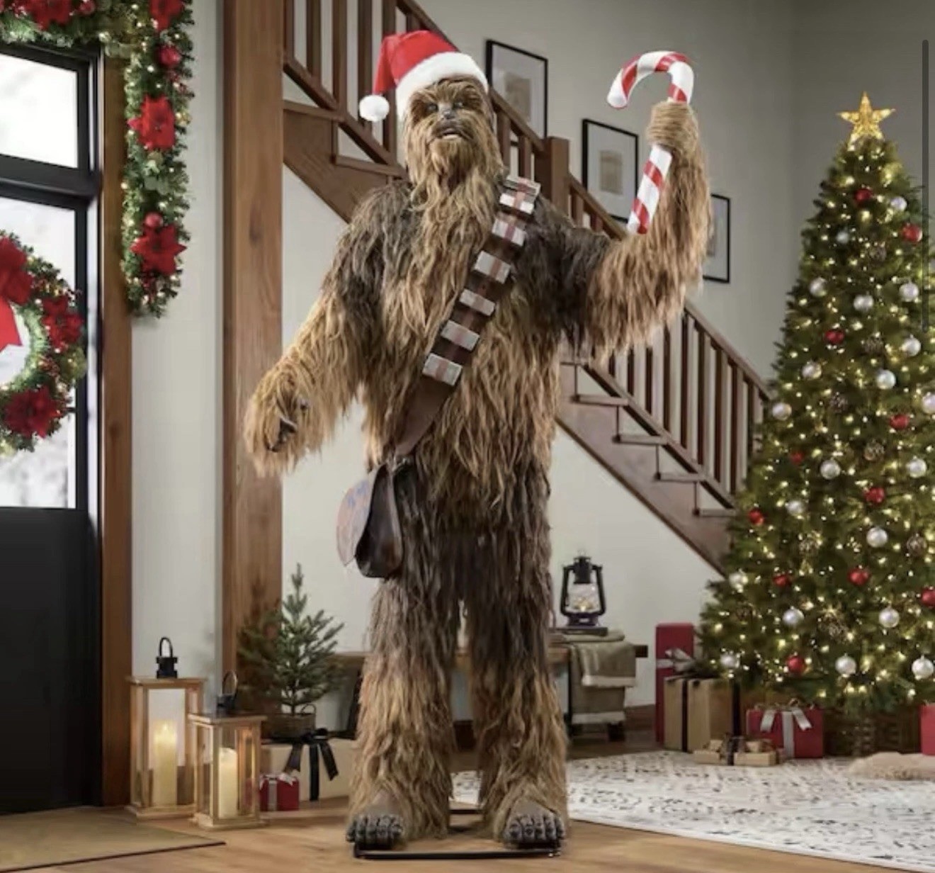 Disney 7.5 ft. Animated Chewbacca Home Depot Christmas Animatronic SEALED BOX