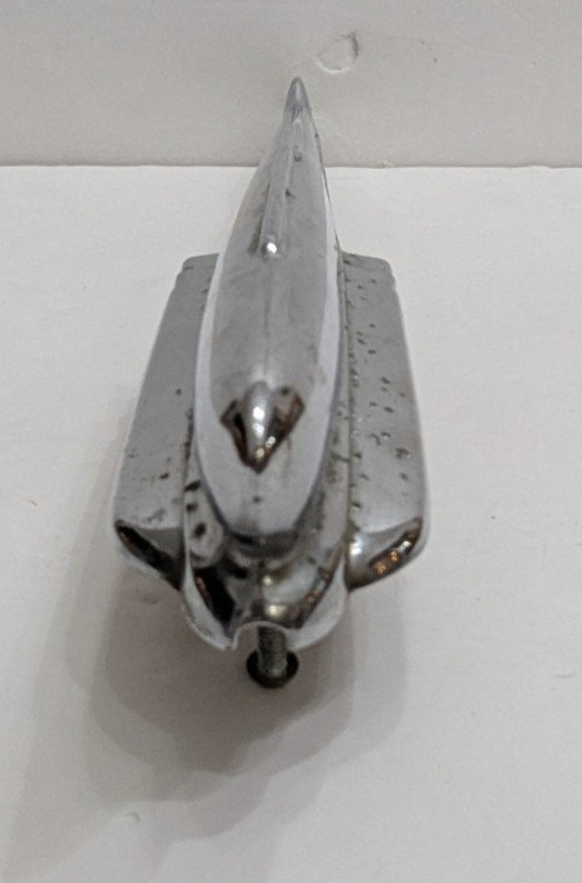 Vintage 1947-48 Chevrolet Rocket Style Chrome Hood Ornament 