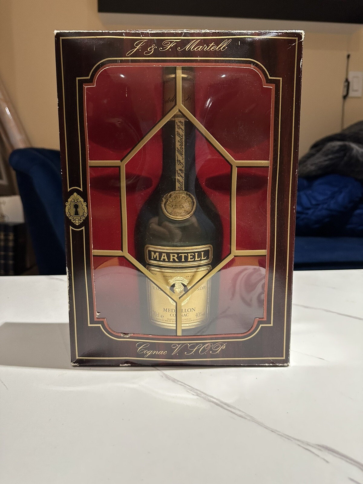 Martell VSOP Medaillon Empty Bottles With Box (no glasses) 1980s-90s 0.7L