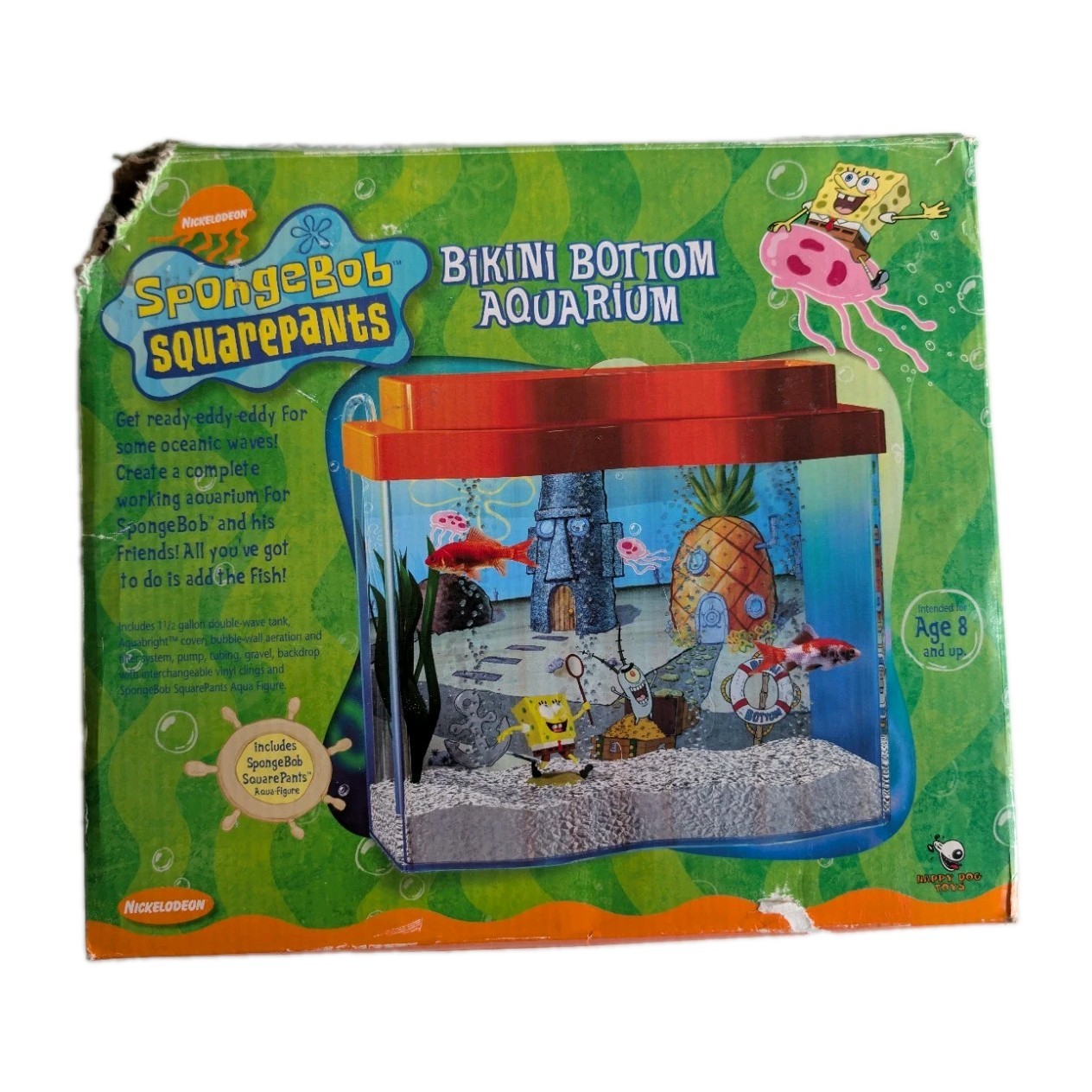 SpongeBob Squarepants Bikini Bottom Aquarium 2002 Vintage Vtg Brand NEW  *READ*