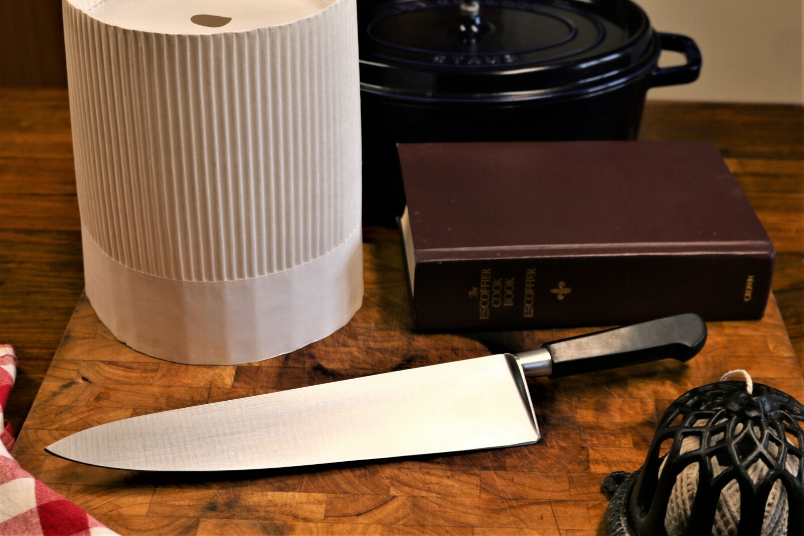 New Old Stock , 11 inch Carbon Steel Nogent Chef Knife , By K Sabatier (RARE)