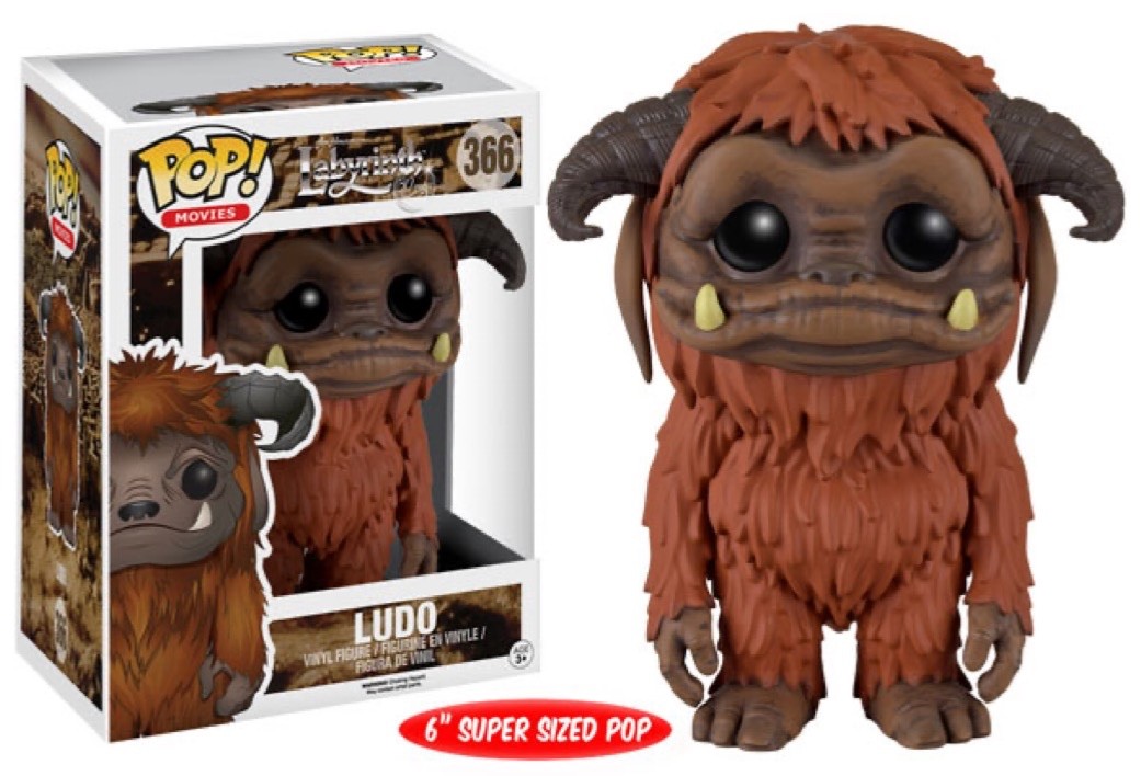 🔥Funko Pop Movies 6 in: Labyrinth - LUDO (6 inch) #366 VAULTED🔥
