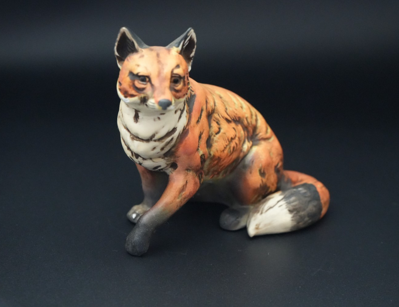 Vintage 1950\'s Ceramic RED FOX Figurine 5\