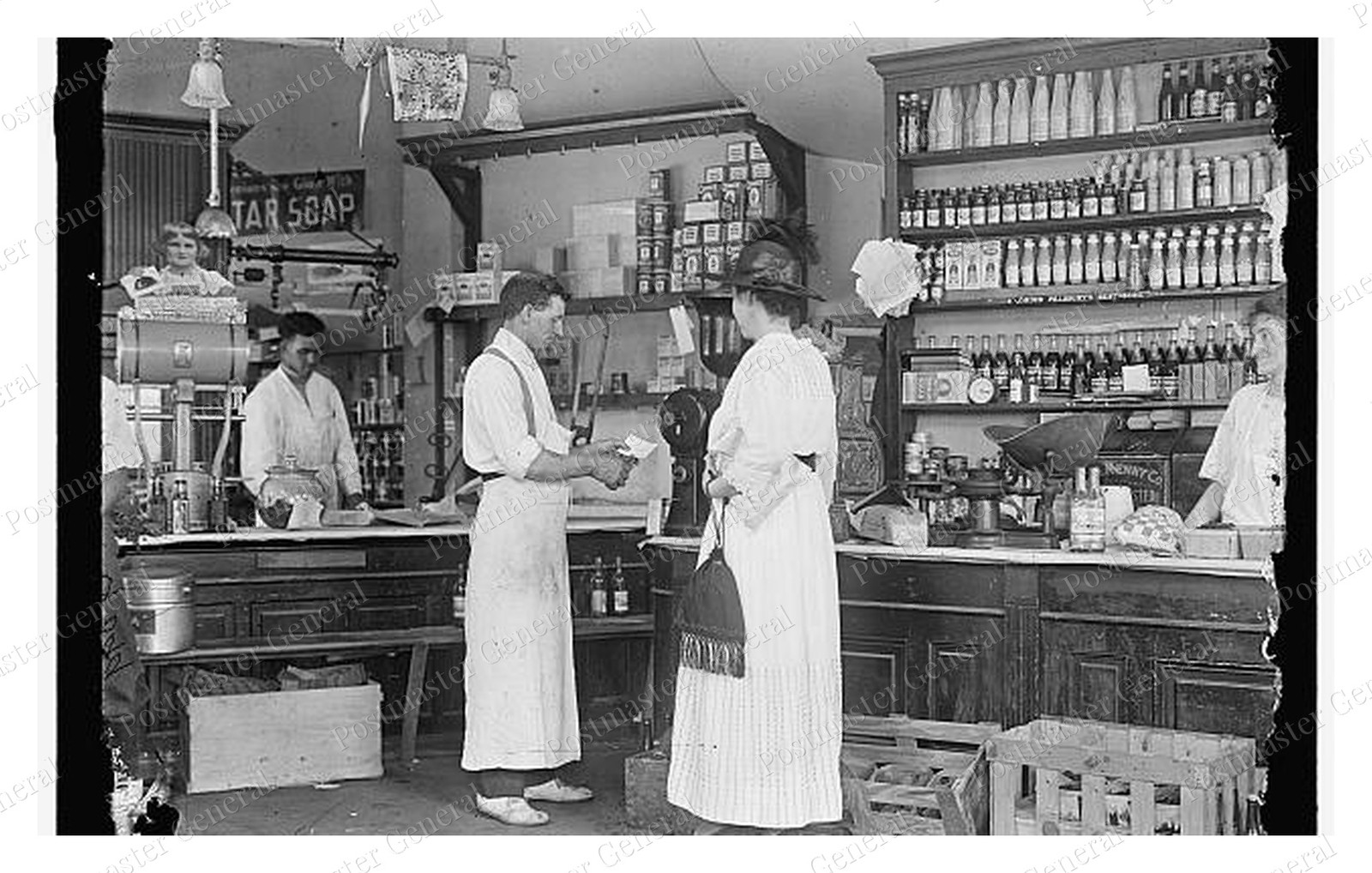 Store Interior Standard Postcard COPY RPPC