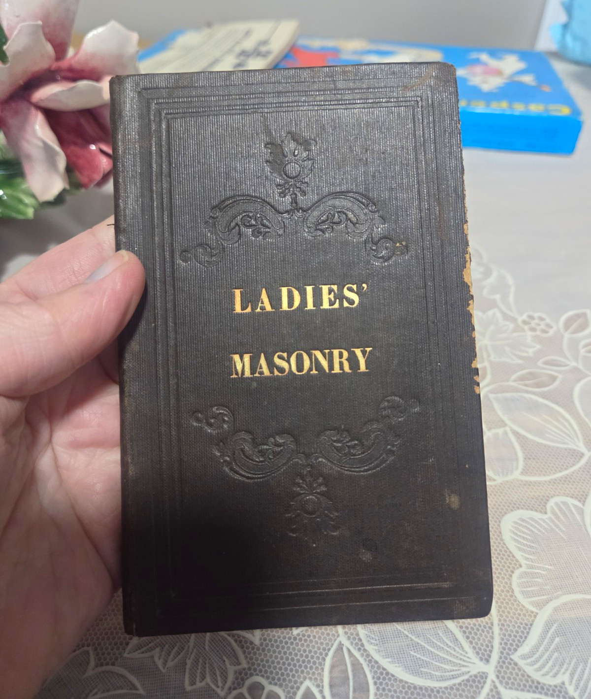 Rare 1851 Ladies Masonry Hieroglyphic Monitor William Leigh  Masonic Ritual Book