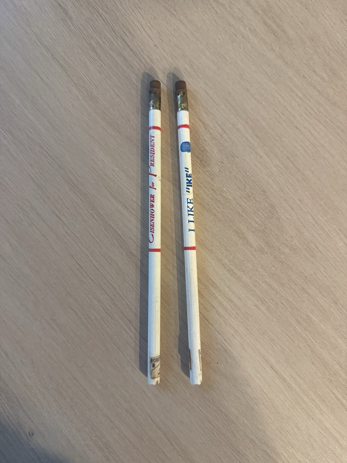 Vintage 1952 I Like Ike Eisenhower for President Campaign Political Pencils 2