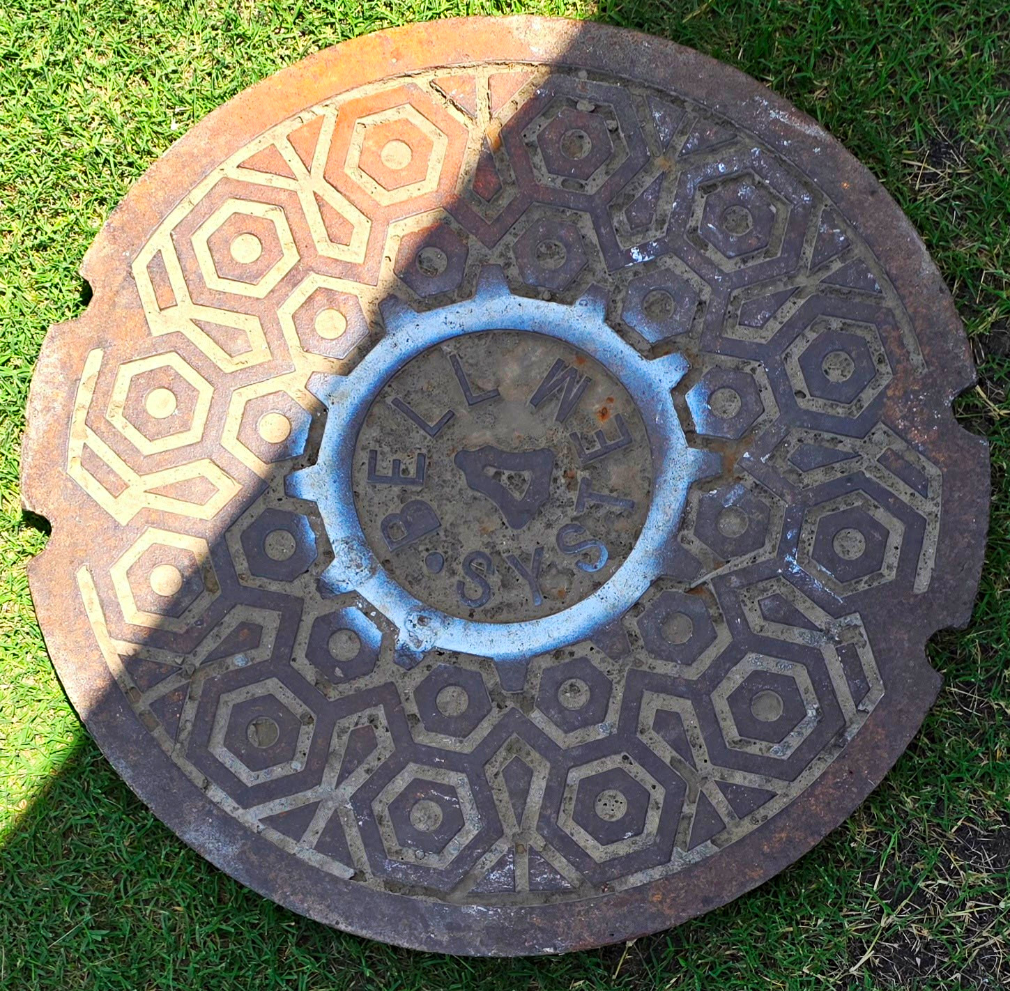 Historic Route 66 Cast Iron Manhole Covers