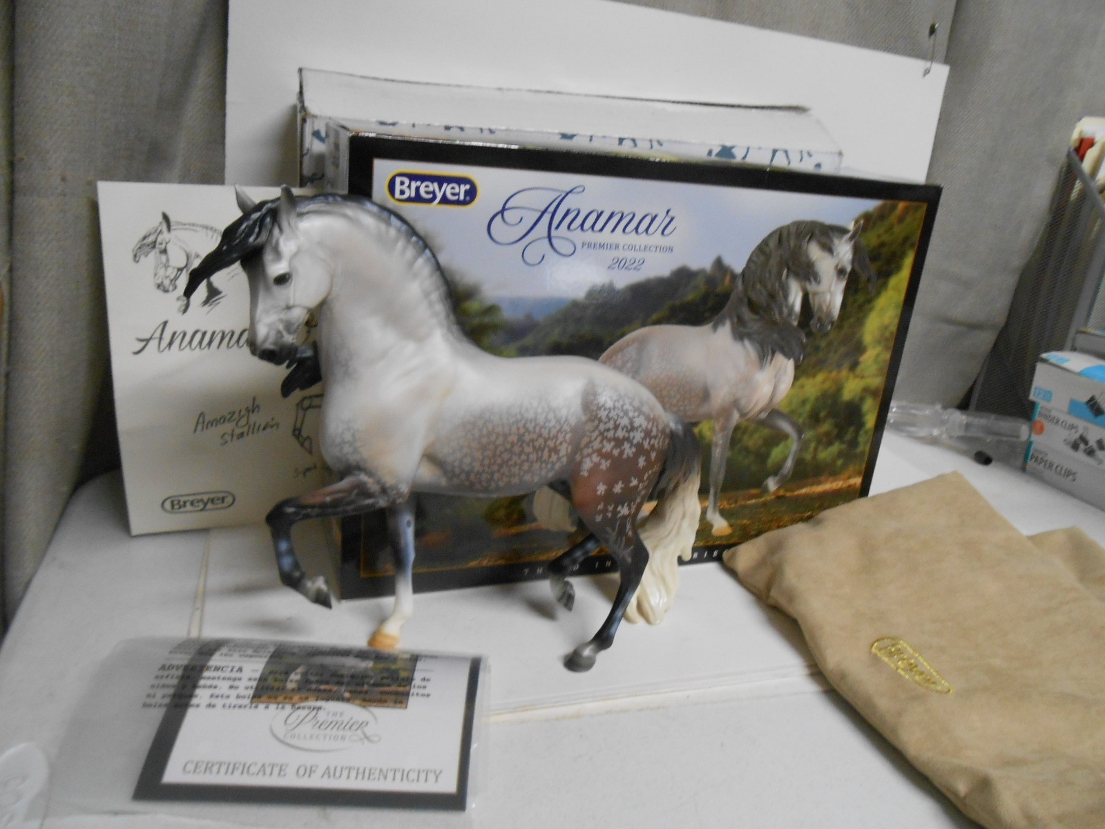 Breyer 2022 Premier Club Anamar Dapple Grey Andalusian Stallion N Box