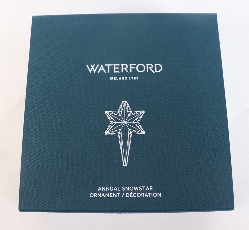 Waterford Christmas Annual Snowstar Ornament 2025 1077826 $110 New