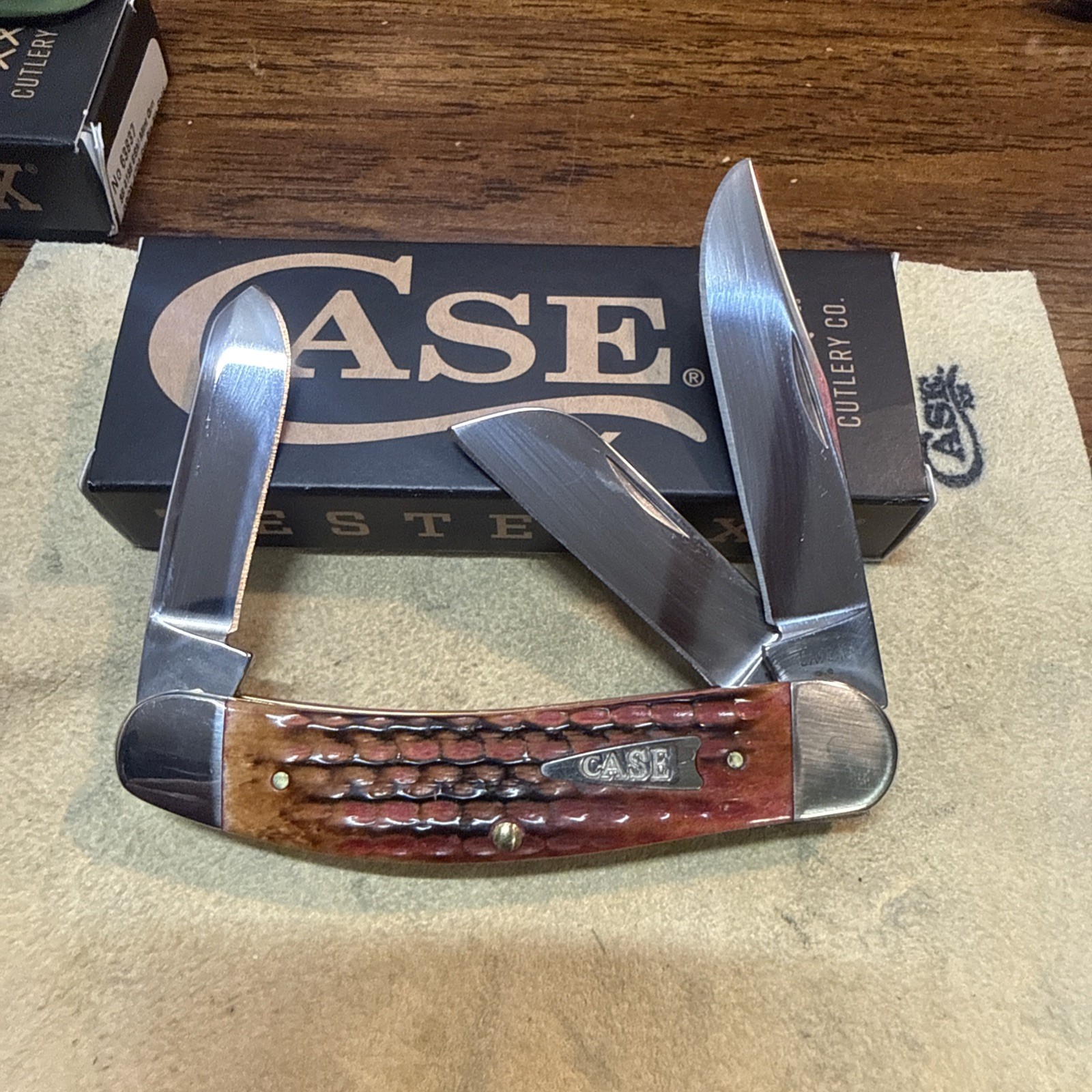 Case XX Sowbelly Burnt Bacon Bone no 44554 smoky Mountain exclusive