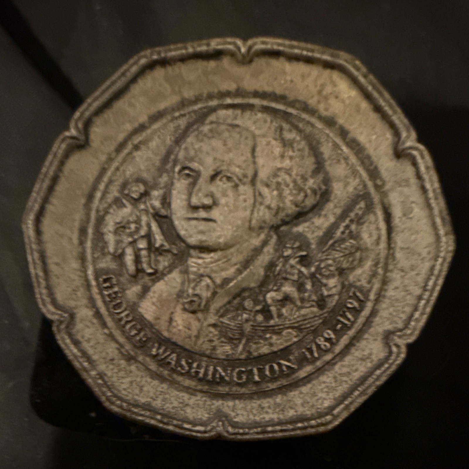 George Washington 1789-1797 U.S. Commemorative Coin Politics President Token