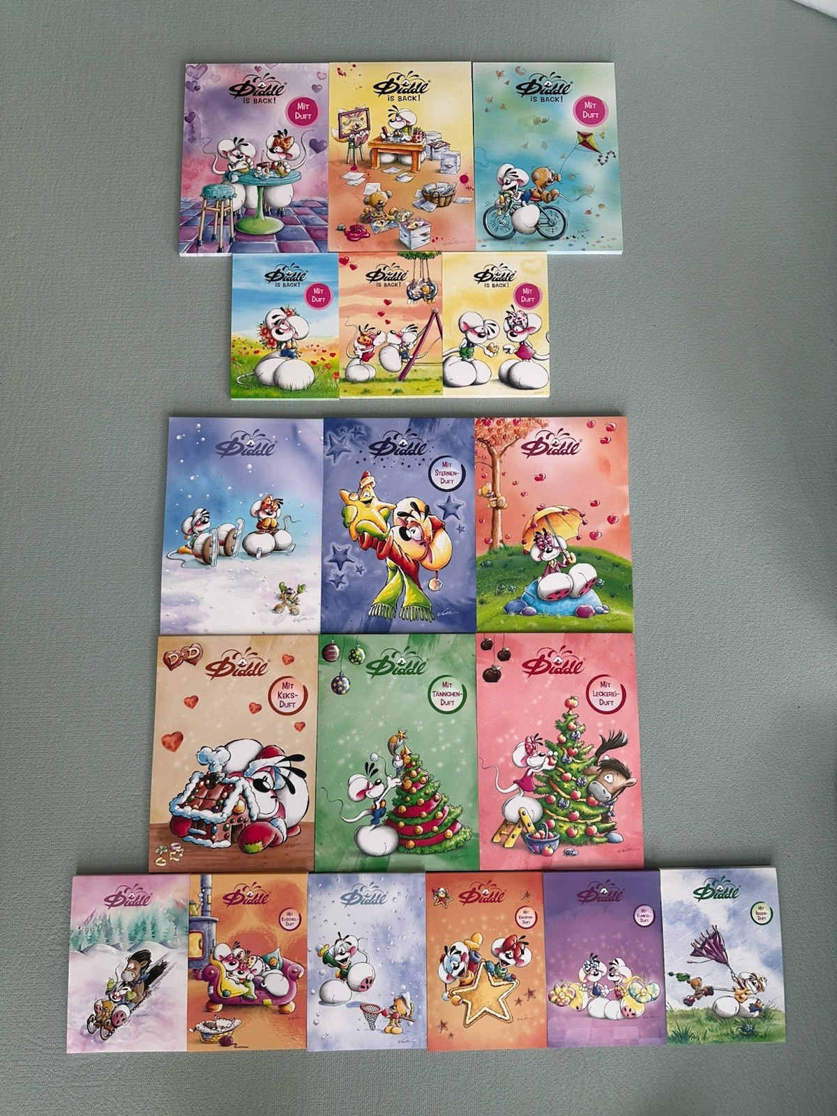 Diddl Autumn & Winter Collection Set 18 Sheets
