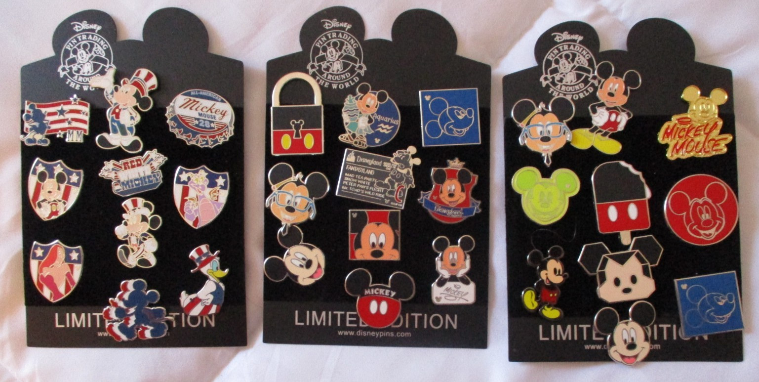 3 Sets - Disney Parks Exclusive  They All Feature MICKEY MOUSE 30 Pins from 2021