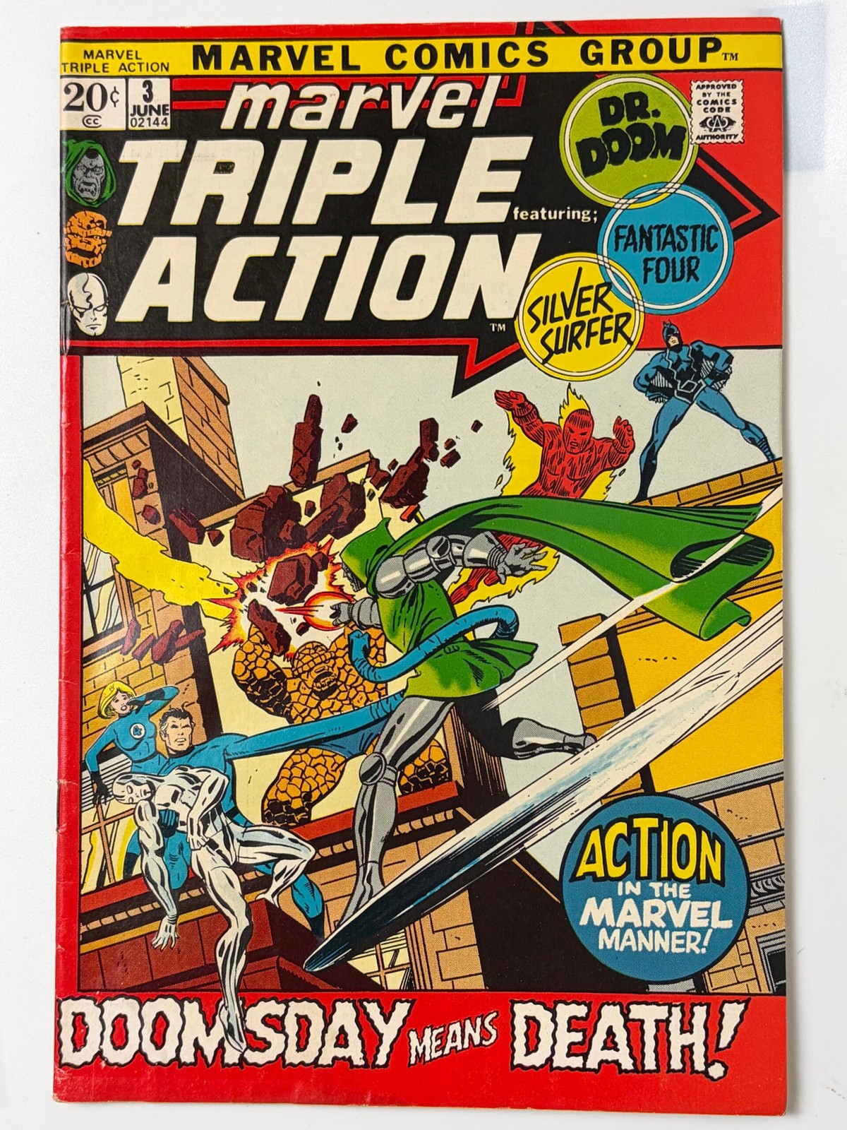 Marvel Triple Action #3 (1972) in 5.0 Very Good / Fine -Unlimited Shipping