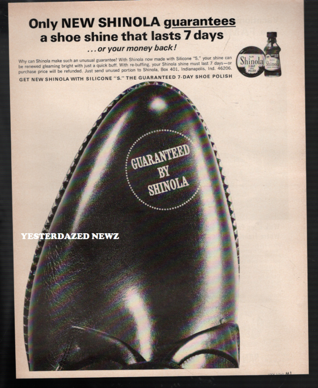 1965 Print Ad for Shinola \