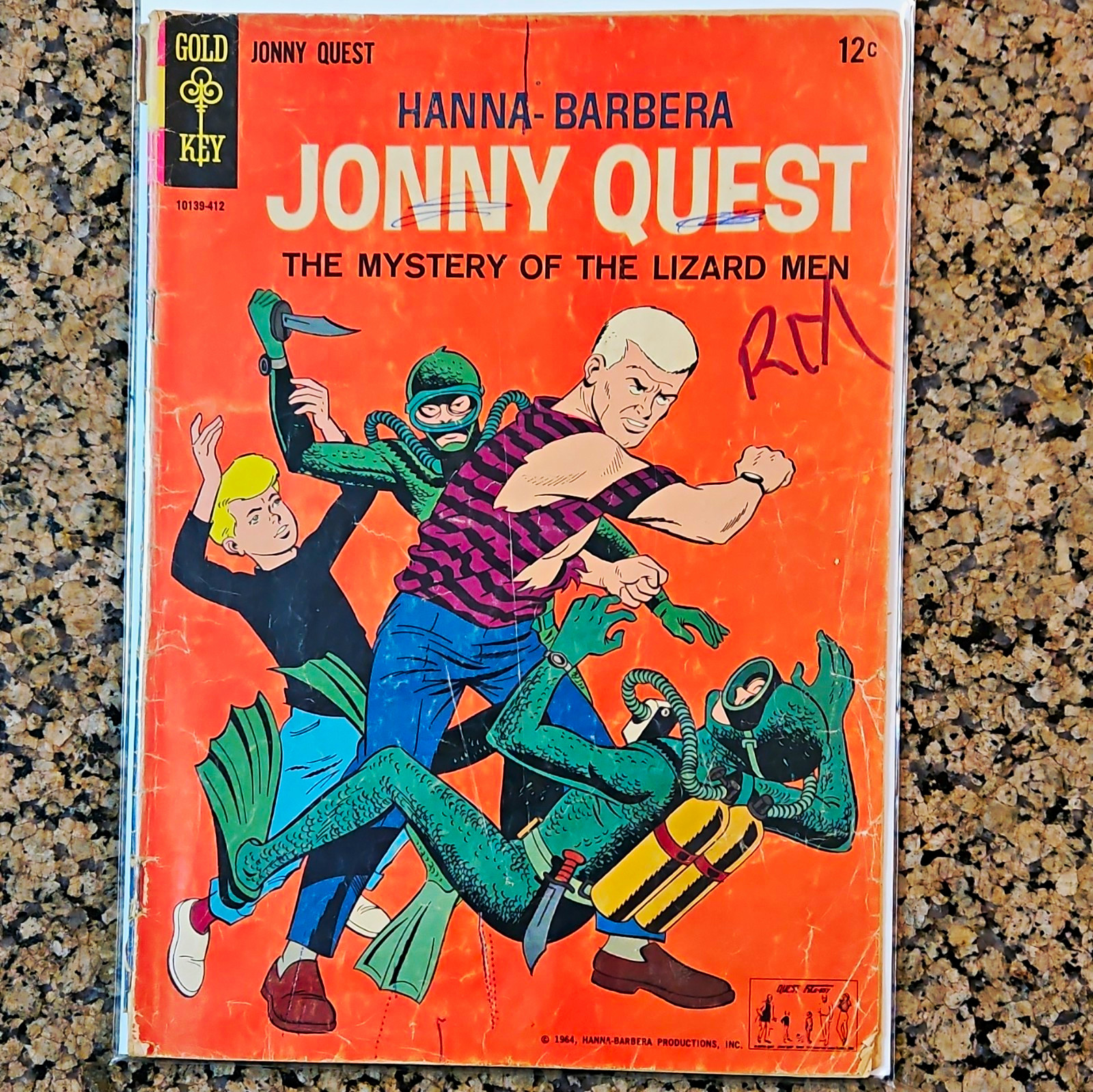 Gold Key Jonny Quest Comic Book 1964 Silver Age \
