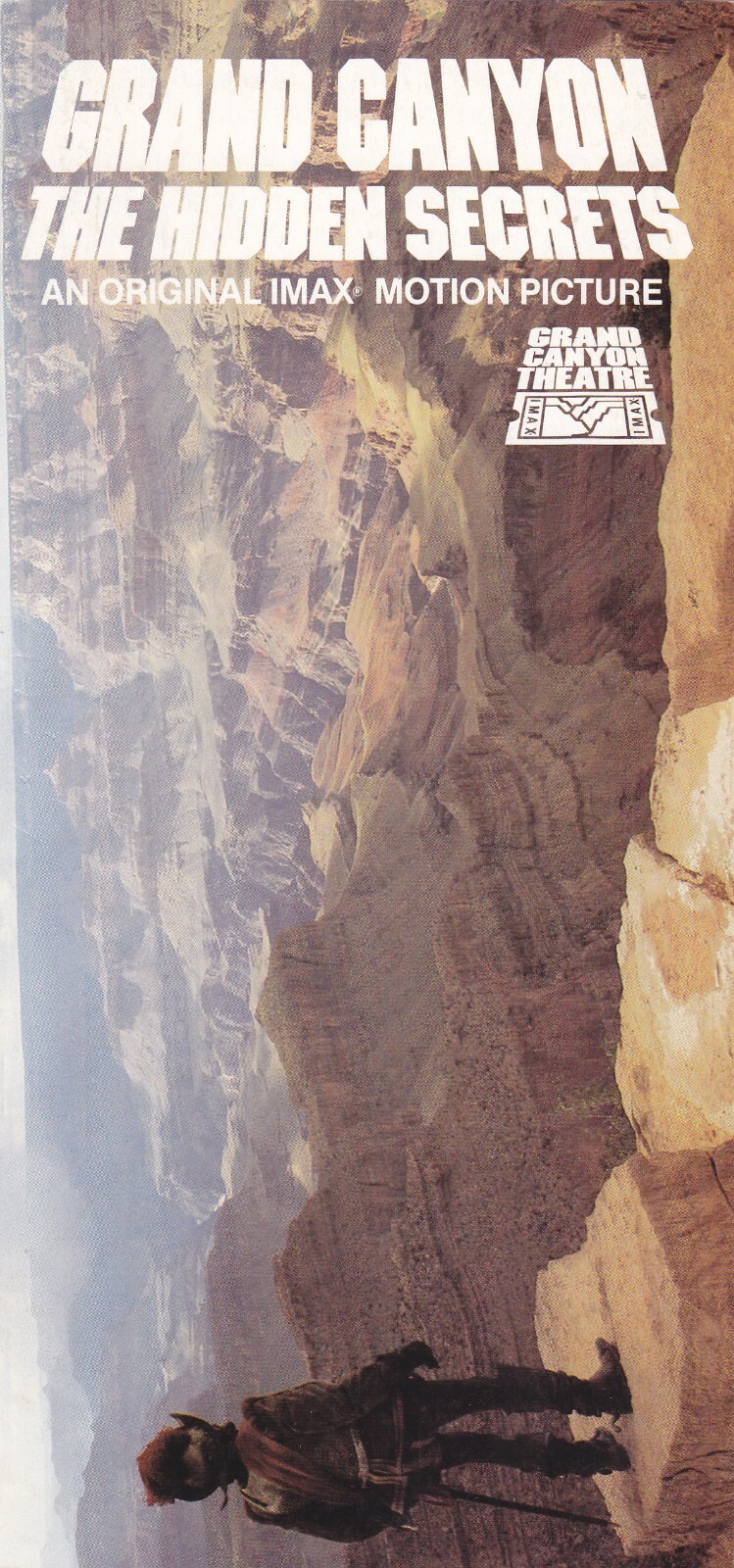 1984 Grand Canyon The Hidden Secrets Motion Picture Brochure
