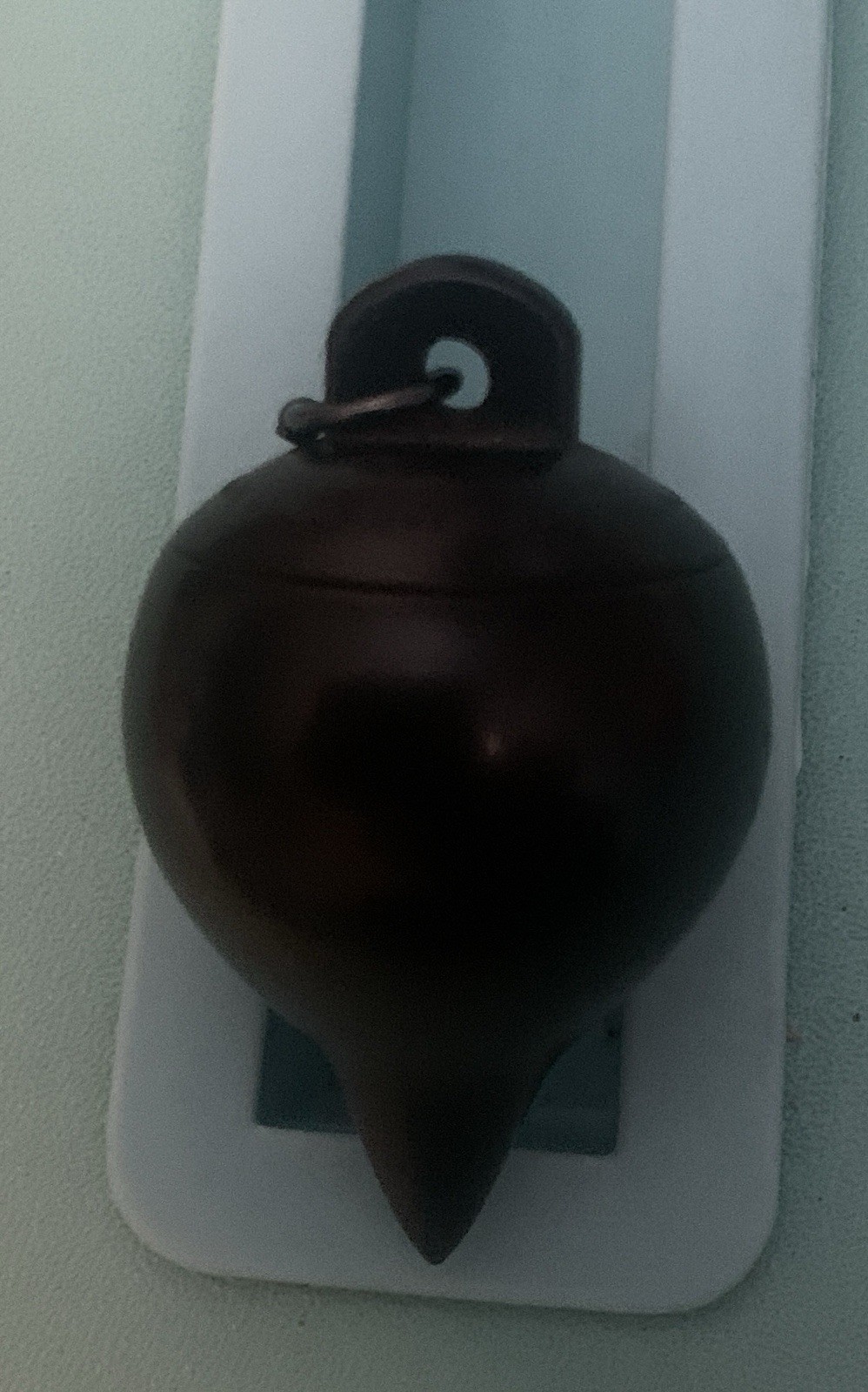 Rare Vintage French Bakelite Dowsing Pendulum Teardrop Container-Esoteric-Paris