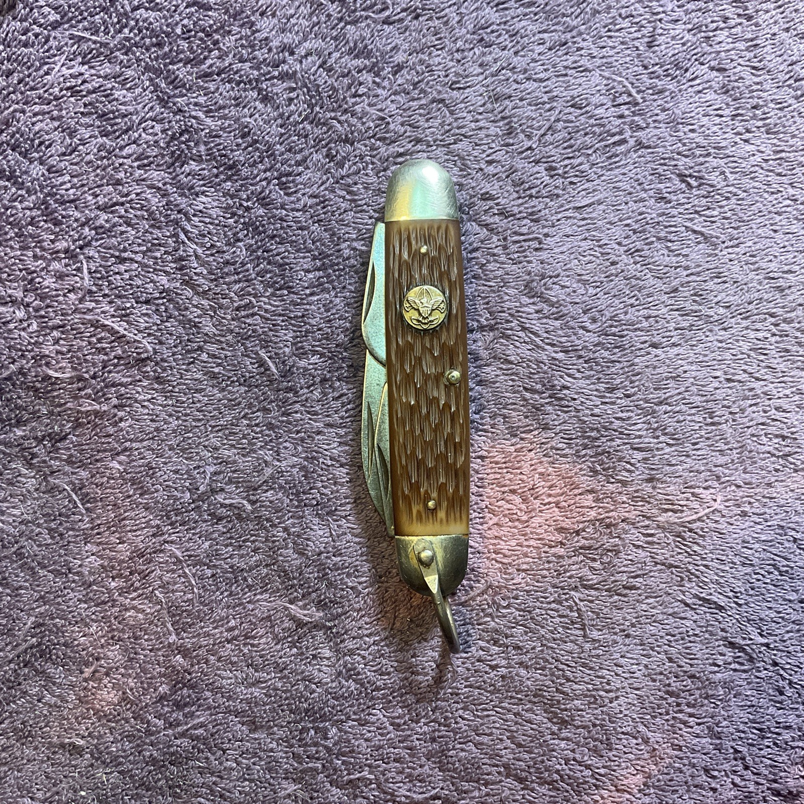Vintage Ulster 4 function Official Boy Scouts Of America  Folding Pocket Knife