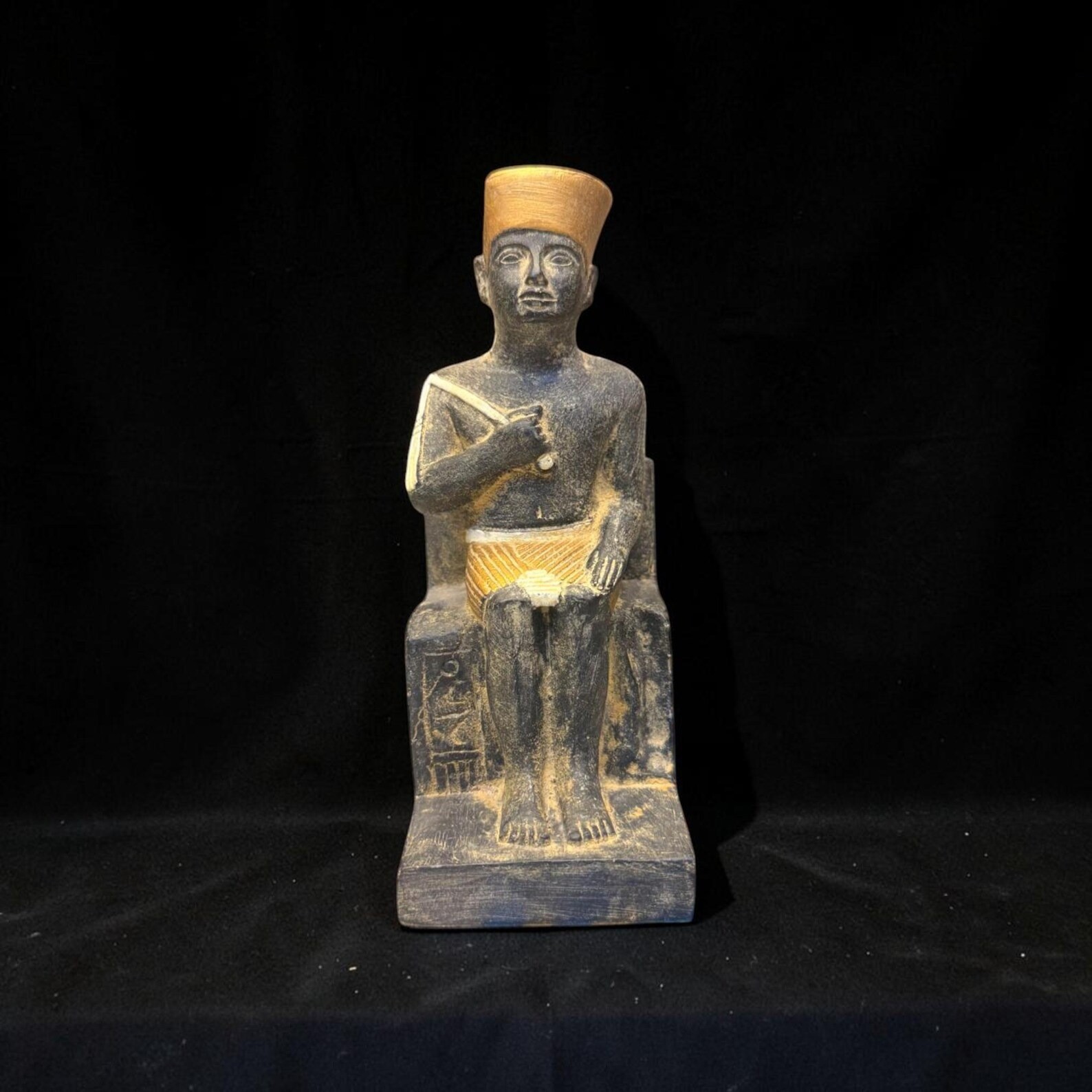 Egyptian Artifacts A Rare Authentic Pharaonic Statue Egyptian Phataoh Khufu BC