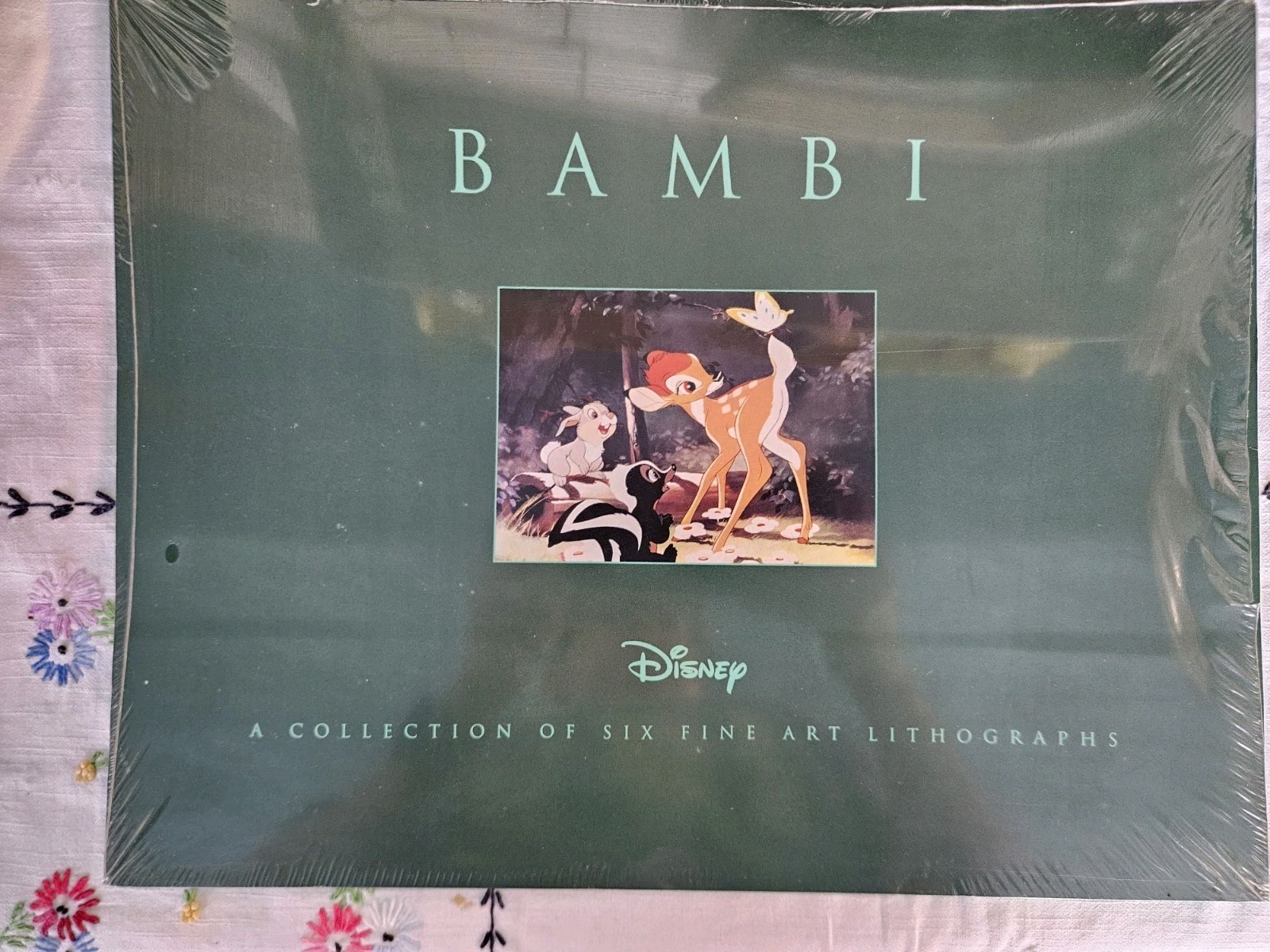 Disney Bambi Collection of 6 Fine Art Lithographs Prints Set 11x14 NEW SEALED