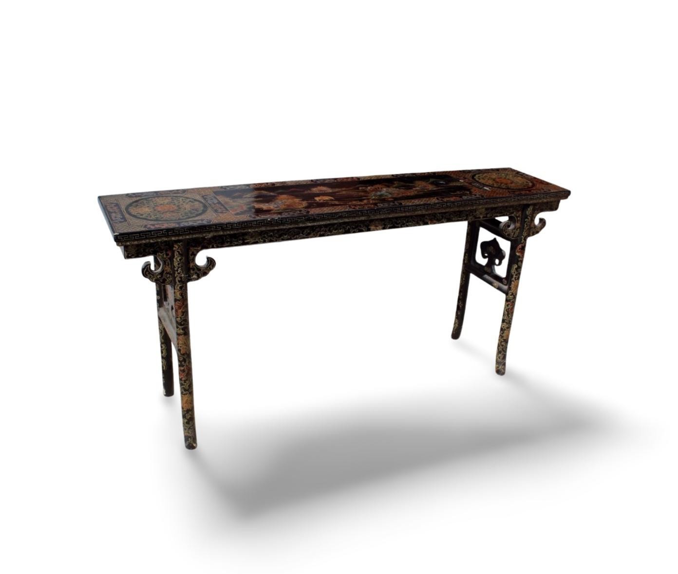 An Antique Laquer Ware Altar Table