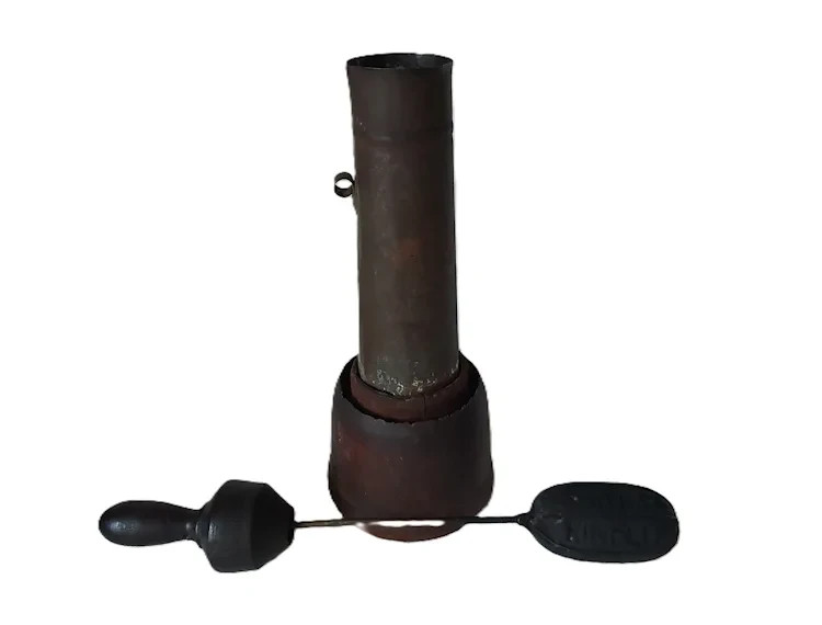 Antique Primitive Smiths Patent Kindler Fire Starter Lighter Torch Dared 1871