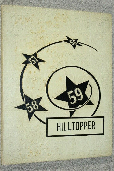 1959 Grover Hill High School Yearbook Annual Grover Hill Ohio OH - Hilltopper