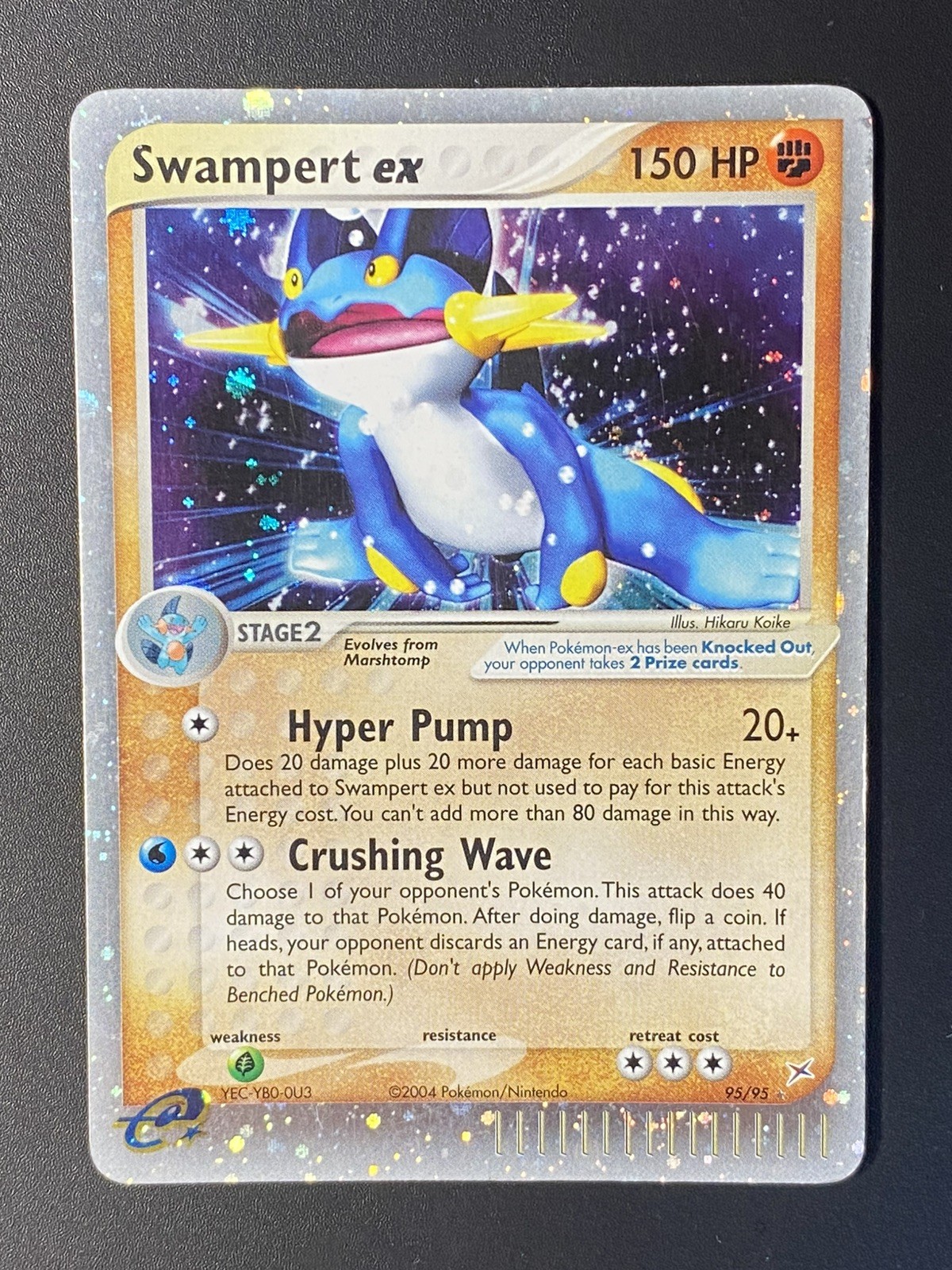 Swampert EX 95/95 EX Team Magma vs Team Aqua GD ENG