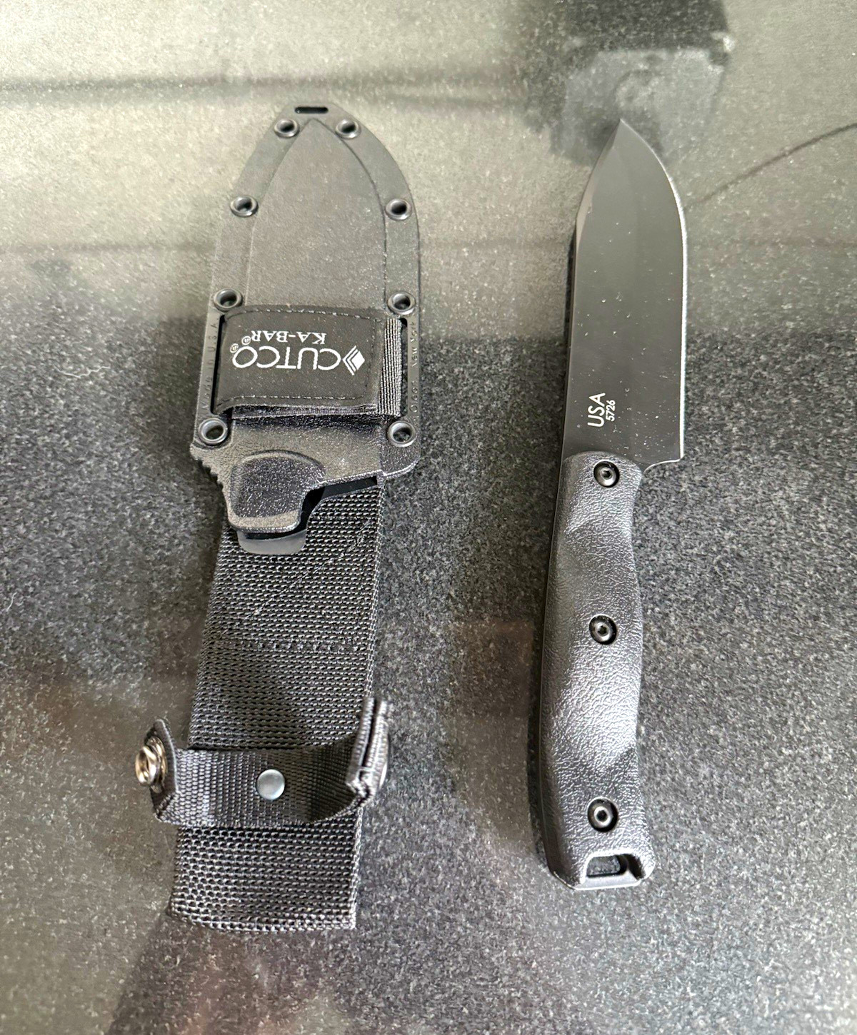 Cutco 5726 Kabar Outdoorsman Stainless Steel w/ Sheath open box