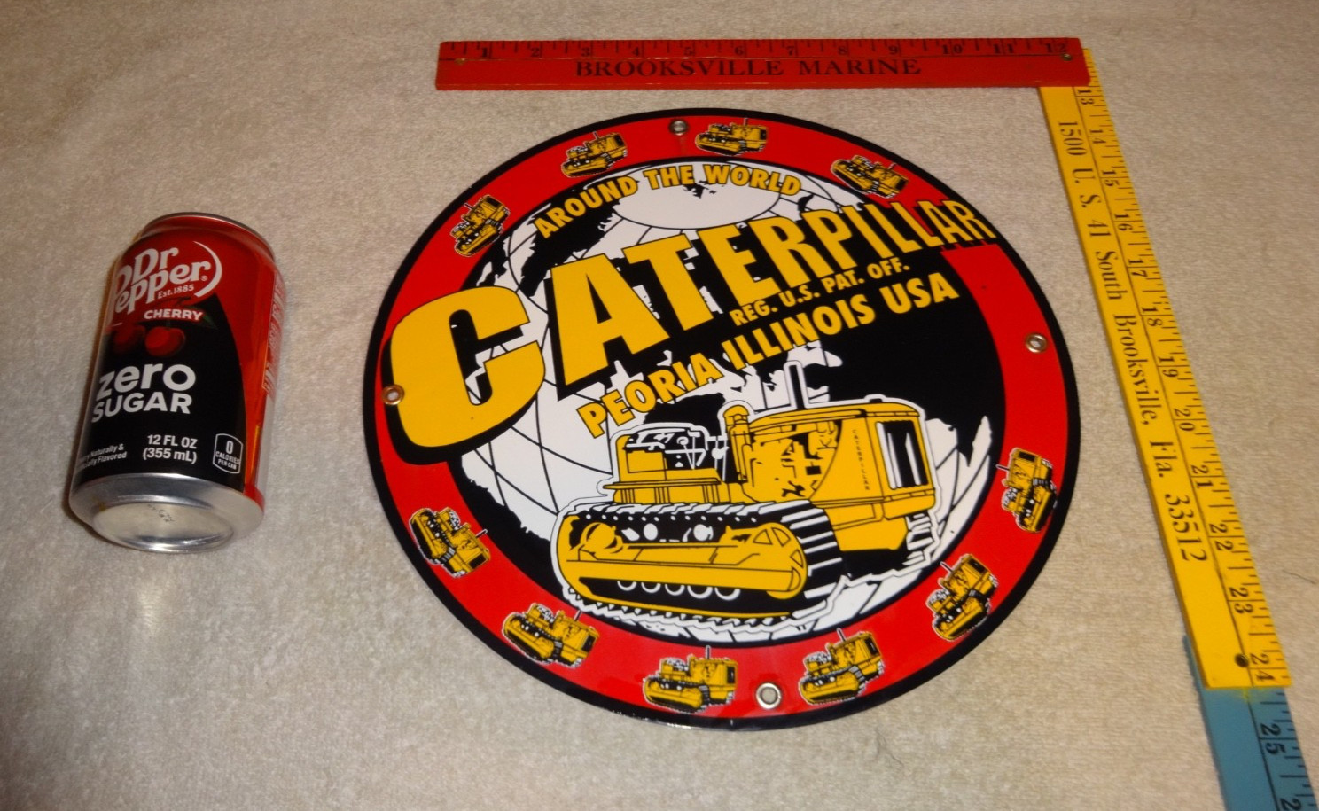 VINTAGE CATERPILLAR TRACTORS AROUND WORLD 11 3/4\