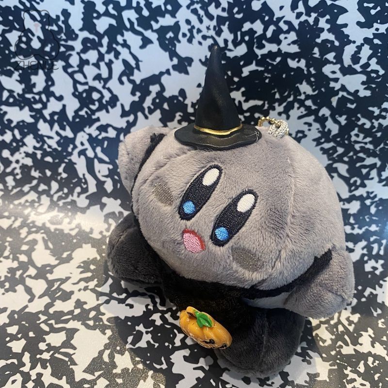 Star Kirby Plush Toys Anime black Kirby 12cm  hollowen ver 2