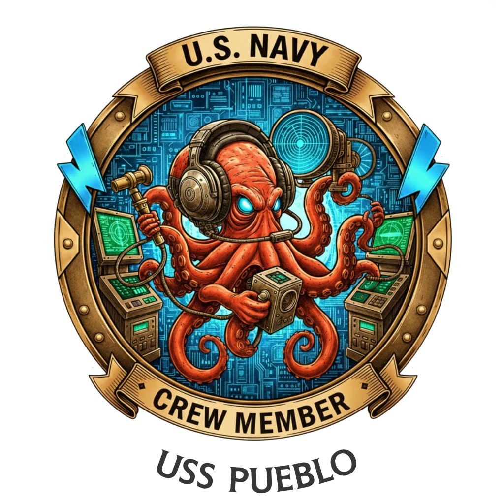 USS Pueblo Crew Member AGER Technical Research Navy Gift USN Veteran 4