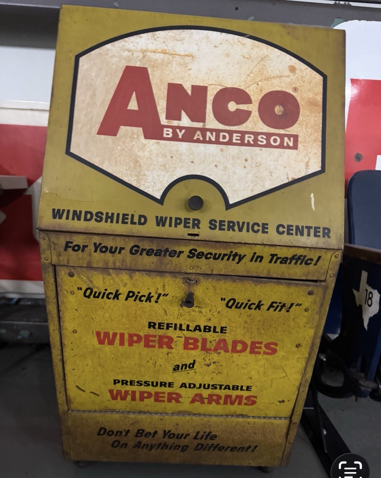 Anco by Anderson Wiper Cabinet with Pull Handle