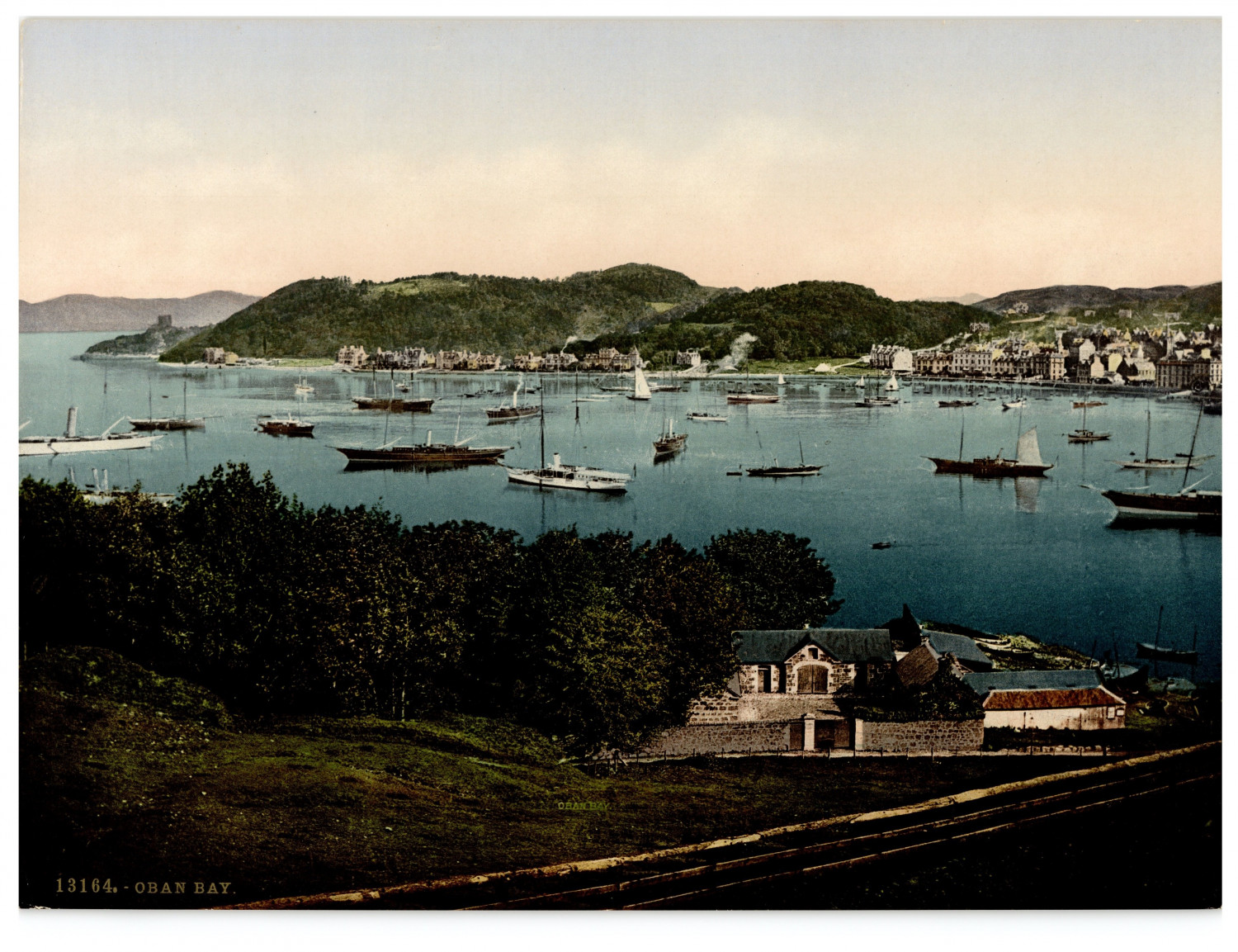 Scotland, Oban, Bay Vintage Photochrome Photochrome, Vintage Photochrome 18