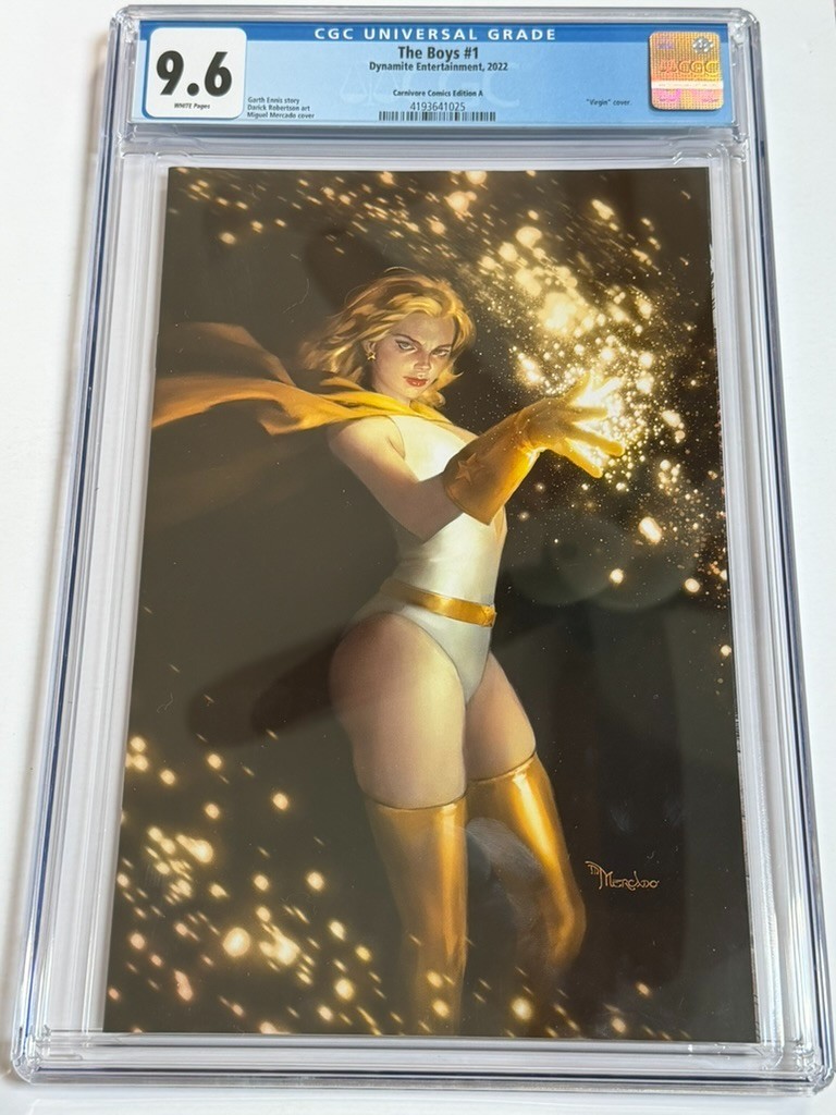 The Boys #1 CGC 9.6 Carnivore Comics Edition A Mercado Virgin Variant