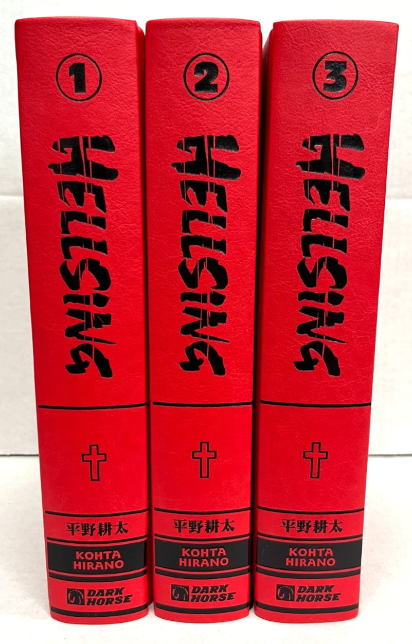 Hellsing Deluxe Hardcover Manga Set Vol. 1-3 Complete (2020) Dark Horse Opened