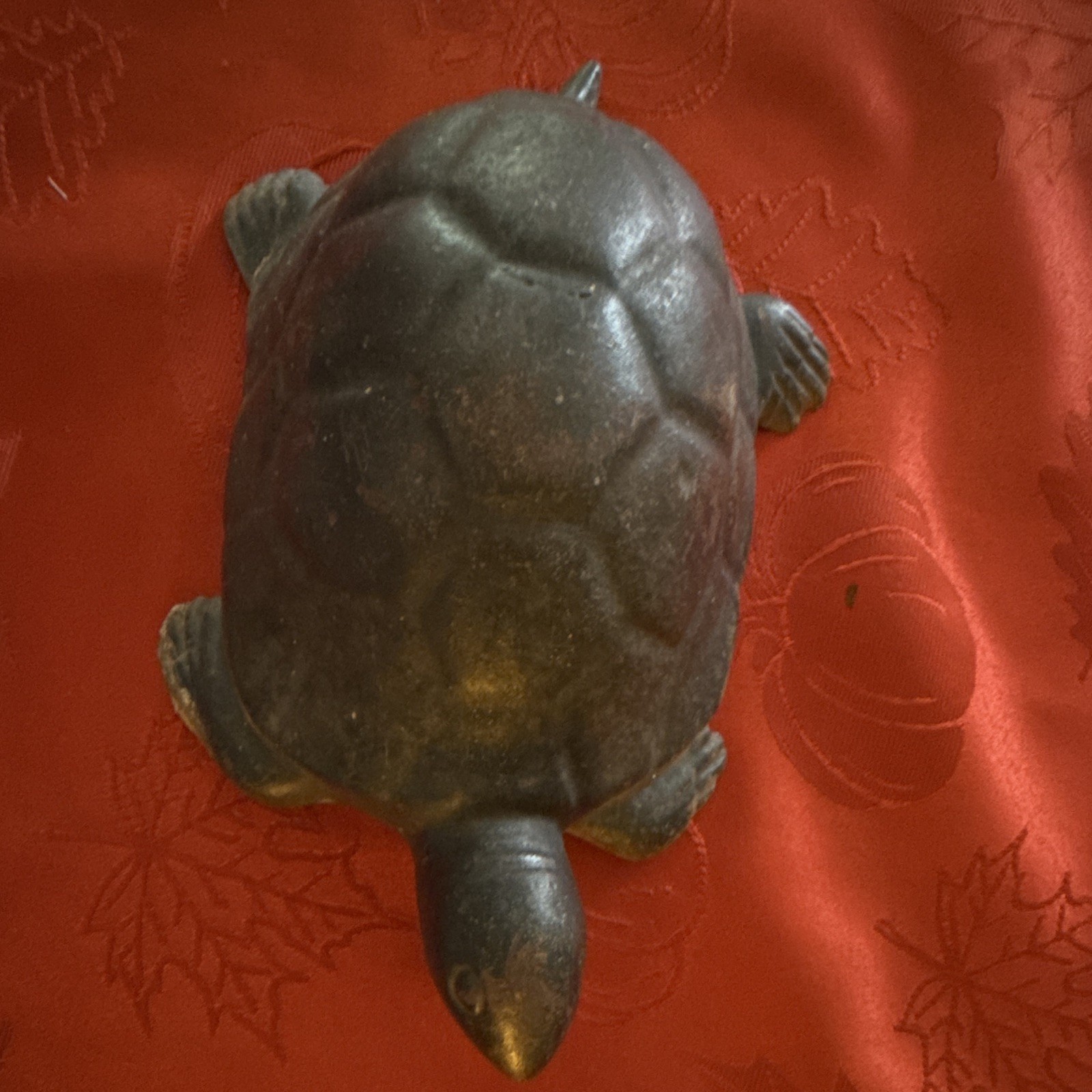 Antique cast Iron Turtle Figurine Collectible