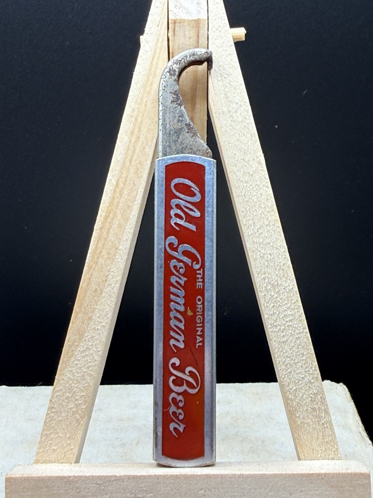 Vintage Antique Old German Beer Retractable Pocket Bottle Opener Cumberland MD