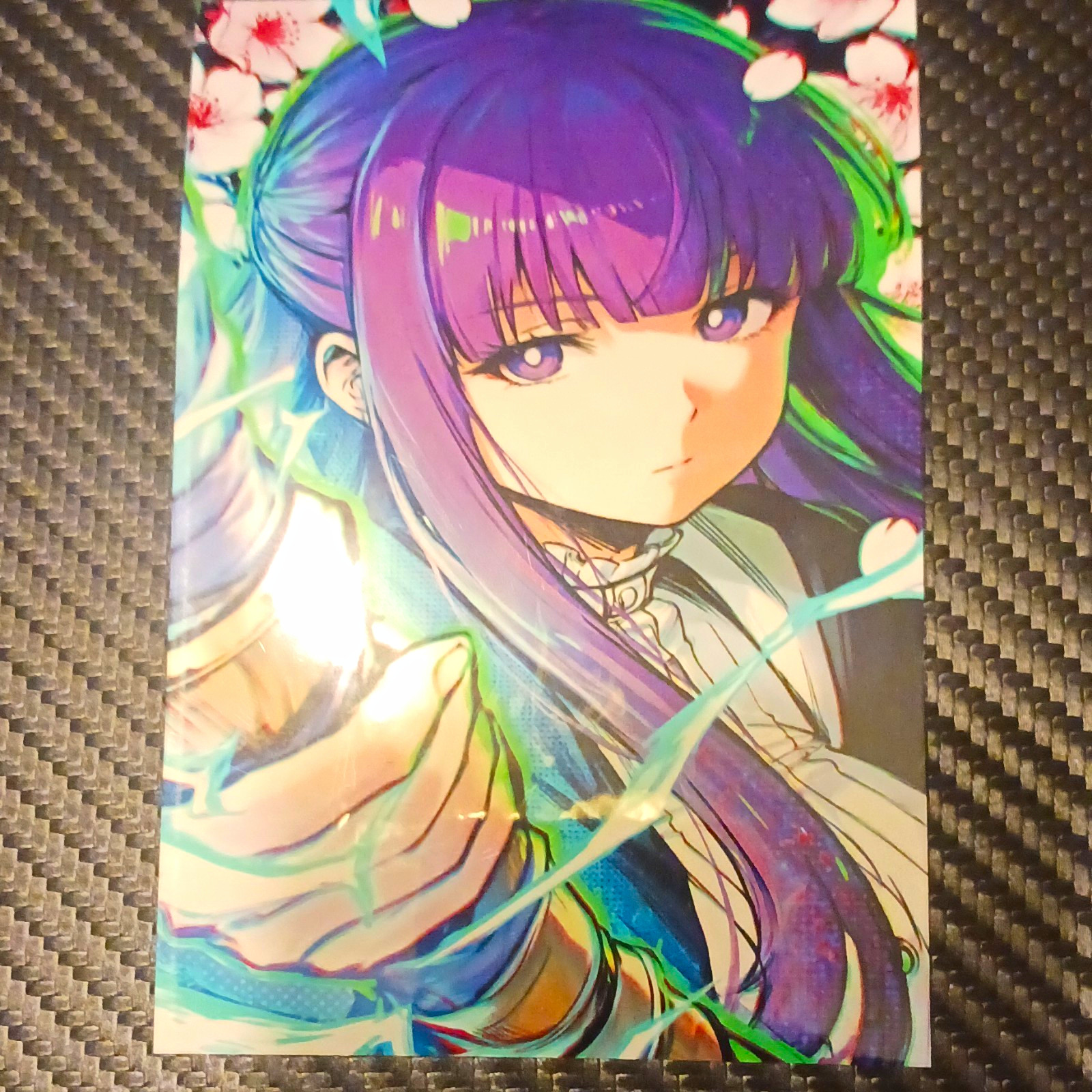 2025 Fairy Tail Anime Girl /Glossy Front Custom Art Board Card 4 X 6