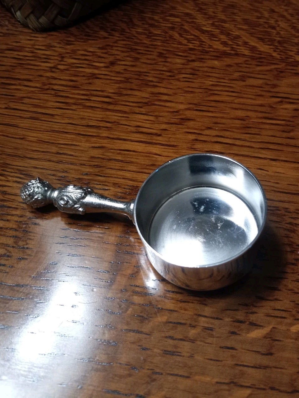 Vintage Towle EP Silverplate Coffee Scoop With Pineapple Tipped Handle